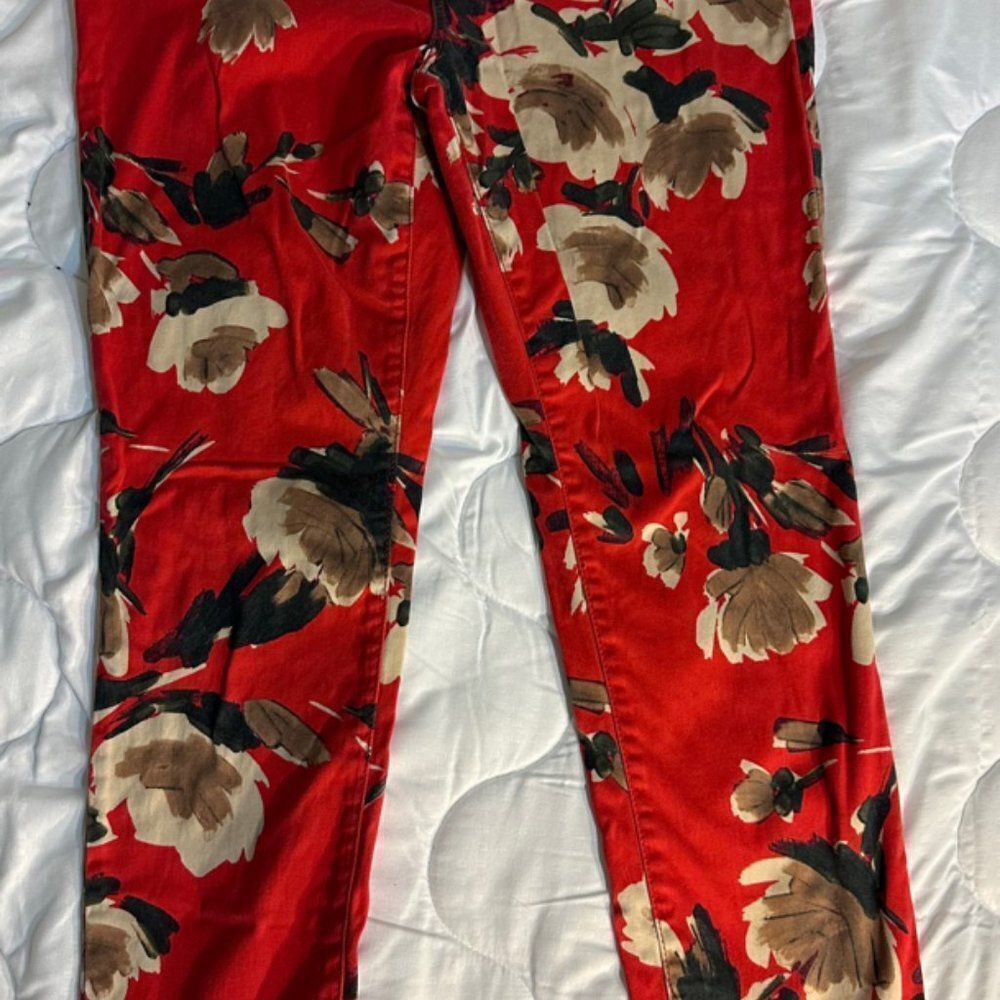 Chico’s Jegging Colorful women’s Slacks Waist 30 Inseam 26 inches